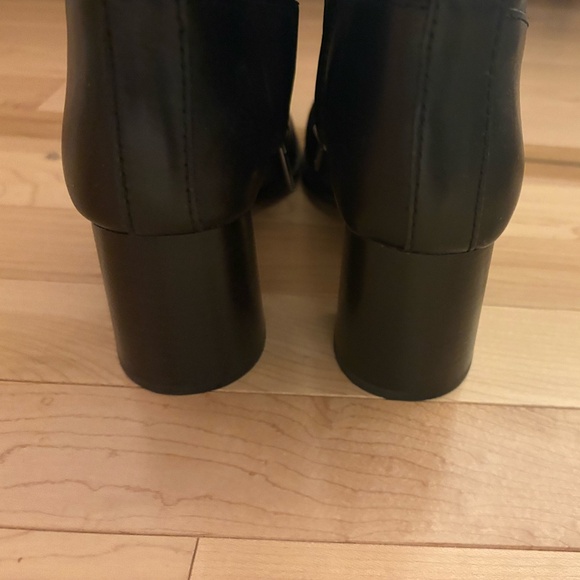 BNIB Madewell Leather Selina Tall Boot Black -8 - Picture 8 of 9